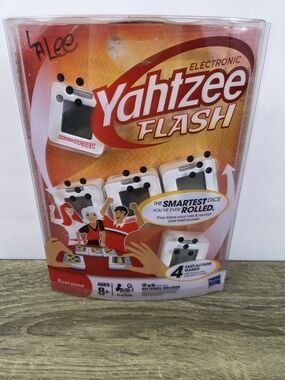 Electronic Yahtzee Flash Game Hasbro Handheld Electronic Game NEW